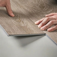 Einfach zu Verlegende Wasserdichte 4mm 5mm 6mm 7mm 8mm Klick-Vinylplanken mit Holzmaserung, LVP Innenbereich Kommerzieller SPC-Bodenbelag