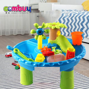 12PCS COMBUY CB883290 Juguete de <span class=keywords><strong>playa</strong></span> <span class=keywords><strong>para</strong></span> exteriores, <span class=keywords><strong>mesa</strong></span> <span class=keywords><strong>pequeña</strong></span> de plástico <span class=keywords><strong>para</strong></span> jugar con arena y agua, 37x11x45cm - Product Image 6