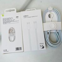 Cable de Carga Rápida Tipo C a Tipo C con Trenzado de Nailon, 60W, Cable USB C para Carga Rápida para 16 17 Pro Max, Disponible en Stock