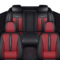 Housses de siège auto universelles 5 places en cuir 5D imperméable de haute qualité pour Toyota Auris Avalon, toutes saisons, fourniture directe usine