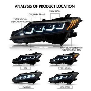 ไฟหน้าโปรเจคเตอร์ LED RGB Red Demon Eye Quad สำหรับ Camry 2018-2023 พร้อมไฟ DRL แบบ Sequential Turn Signal ติดตั้งง่ายแบบ Plug-and-Play - Product Image 4