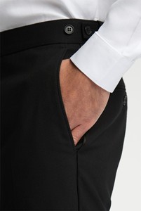 <span class=keywords><strong>Veste</strong></span> de smoking formelle d'<span class=keywords><strong>hiver</strong></span> pour homme, en velours noir rétro, double boutonnage, col en V, grande taille, pour marié, avec fermeture éclair, respirante - Product Image 6