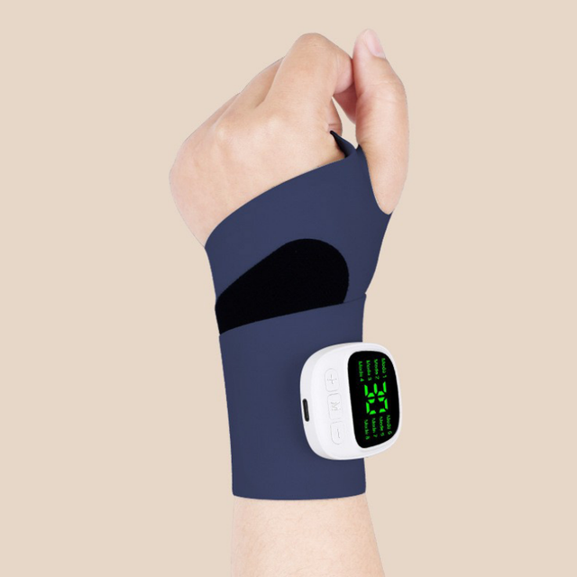 Wireless EMS Electric Smart Wrist Bands Vibrating Carpal Tunnel Hand Braces Strap Wristband