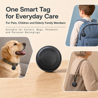 Mini traceur GPS intelligent en temps réel pour animaux de compagnie, enfants, personnes âgées, application mobile Bluetooth compatible Android et iOS, garantie 1 an