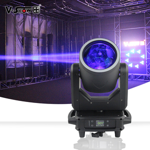 VSHOW T918 80W Beam Led <span class=keywords><strong>Halo</strong></span> Effect Equipement d'éclairage Stage Moving Head Lights for Dj Event Club - Product Image 1
