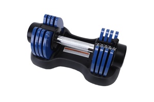 Dropshipping phòng tập thể dục thiết bị tập thể dục tập thể dục quả tạ 25 lb trong nhà sử dụng cao su có thể điều chỉnh quả tạ - Product Image 2