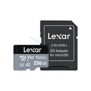 Tarjeta de Memoria <span class=keywords><strong>Micro</strong></span> SDXC <span class=keywords><strong>Lexar</strong></span> Professional Original de 64GB, 128GB, 256GB, 1066x, V30, A2, Clase 10, Velocidad Máxima de 160MB/s para Teléfono y Cámara - Product Image 1