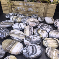 Pierre de palmier en calcite rayée naturelle de haute qualité en gros, cristal de guérison, artisanat en quartz pour la décoration