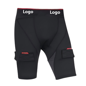 Pantalones Cortos de Compresión para Hockey Masculino, con Soporte Central y Copa Protectora Bioflex - Product Image 1