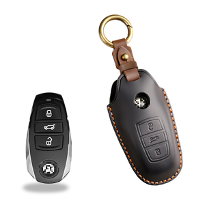 Fundas de cuero para llaves de coche Volkswagen Touareg, compatibles con modelos 13/14/15/16/17. - Product Image 6