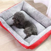 Vente en gros canapé-lit respirant pour chien, Double usage, lits pour animaux de compagnie et accessoires, nid pour chien, grand lit rectangulaire pour chat