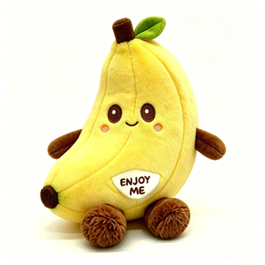Lindos juguetes de peluche de frutas y verduras, animales de peluche suaves para niños de 0 a 24 meses, unisex, regalo para aliviar el estrés - Product Image 4