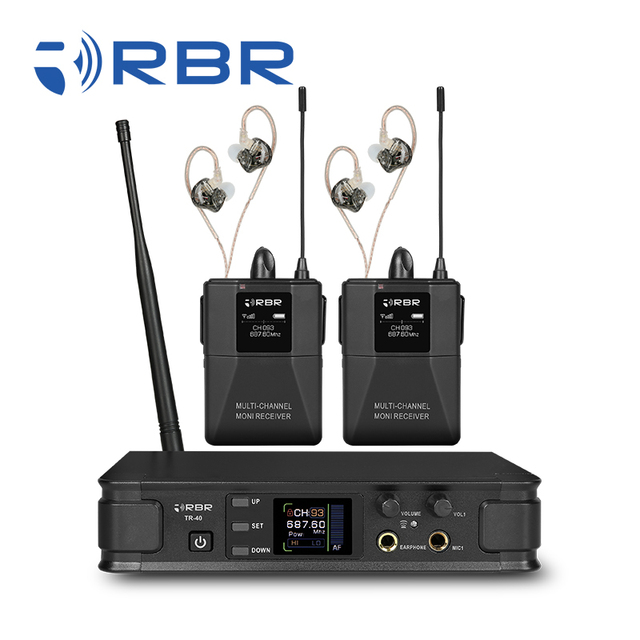 UHF Tr40 Wireless In-ear Monitor IEM System for Stage Performance