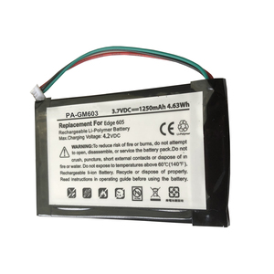361-00019-12 pour <span class=keywords><strong>Garmin</strong></span> Edge 605, Bord 705 <span class=keywords><strong>GPS</strong></span> Batterie - Product Image 2