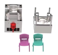 Fauteuils en plastique personnalisés OEM Chaises de salle à manger en rotin Fournisseur de moulage par injection de plastique de haute précision