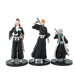 3 PCS/Set Anime Figure <span class=keywords><strong>Bleach</strong></span> Kurosaki Ichigo Abarai <span class=keywords><strong>Hitsugaya</strong></span> Toushirou PVC Action Figure Model Doll Toy - Product Image 2