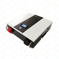 Batterie murale Li Ion LFP 3kwh 5kwh LifePO4 24V 100Ah 200Ah Batterie au lithium pour système de stockage d'énergie solaire domestique