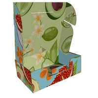 Dossiers en carton ondulé recyclables sur mesure pour l'emballage de fruits, légumes, cadres photo, avec poignée, estampage à chaud, cadeaux, carton kraft