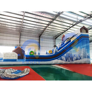 Commercial Grade <b>PVC</b> Dino Park Inflatable Playground Fun Bouncy Castle Combo Kids Bounce House Slide 3-Year Warranty Easy Setup - Product Image 3