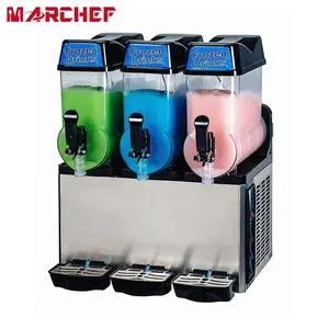 CE restaurant kommerziellen 36l heavy duty ice slush maschine 3 kopf slush maschine