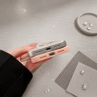   Étui de téléphone en cuir de luxe antichoc pour iPhone