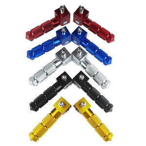 Accesorios para Motocicletas y Scooters Eléctricos, Reposapiés Plegables de Aleación de Aluminio CNC para la Sección Central, Reposapiés Delanteros/Traseros - Product Image 1