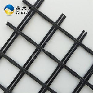 Polyester <span class=keywords><strong>geogrid</strong></span> Warp dệt kim gia cố cho cũ nhựa đường bê tông đường lái xe cho vật liệu nhựa - Product Image 2
