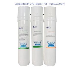 Yenvqee cao hiệu quả lọc 10k-3-1 PP + UDF + CTO 3 giai đoạn hộ gia đình nhanh chóng cài đặt UF hệ thống nước Bộ lọc - Product Image 6