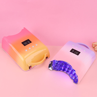 Enchanteur CA Sunset Color Lampe à ongles rechargeable Lampe à LED UV Fournitures pour ongles sans fil Salon professionnel Sèche-vernis à ongles en gel