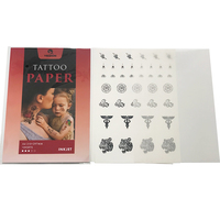 Papier de transfert pour tatouage temporaire jet d'encre laser A4 YESION, autocollant adhésif imprimable pour tatouage, lot de autocollants B