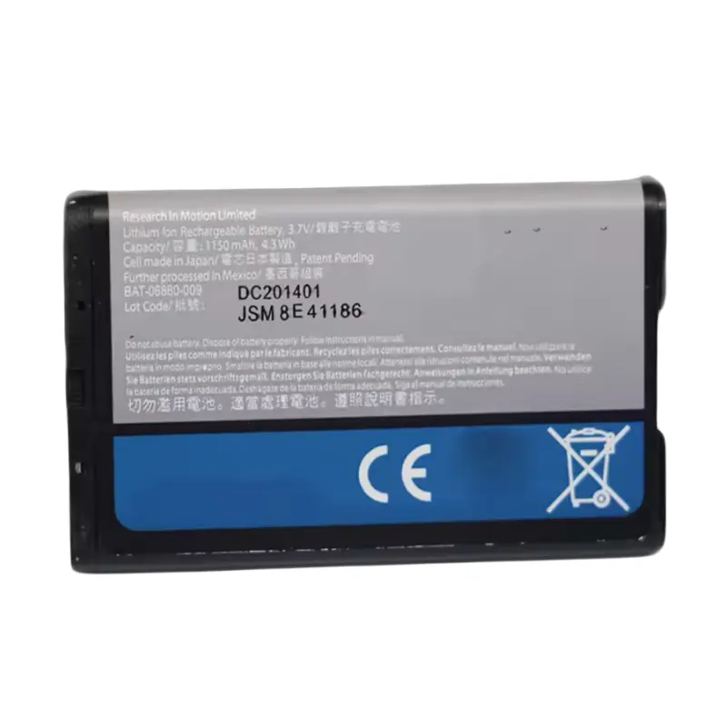 C-S2 de batterie RUIXI pour batteries BlackBerry Curve 9350, 9360, 9370, 3.7V et 1100mAh