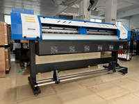 Mejores ventas 1,8 m de alta velocidad de gran formato eco solvente impresora digital de inyección de tinta plotter 8 colores para publicidad interior y exterior