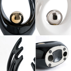 Đồ trang trí nghệ thuật để bàn phòng khách, đồ trang trí nhà cửa, đồ gốm sứ, phong cách Bắc Âu, trang trí sáng tạo - Product Image 5