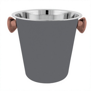 Stainless Steel <b>Bucket</b> Champagne With Custom Metal Wine Cooler <b>Beer</b> <b>Bucket</b> Stainless Steel Champagne <b>Bucket</b> - Product Image 1