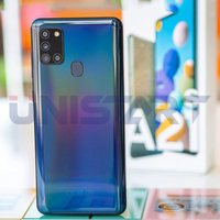 Ponsel Baru Terbuka Kunci Murah Grosir Versi EU untuk SamSung A21s Ponsel Android Smartphone