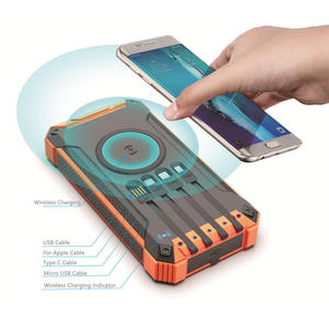 Precio de fábrica Bancos de energía portátiles 20000-50000mAh Banco de energía solar para supervivencia al aire libre Cargador de teléfono inalámbrico 20000mAh UM Coche - Product Image 4