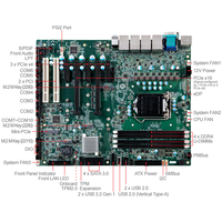 Placa Base MSI MS-98N9 ATX con Procesador Intel Core I7/i5/i3 de 10.ª Generación, Pentium, Celeron, W480E/Q470E para Soluciones de Alto Rendimiento
