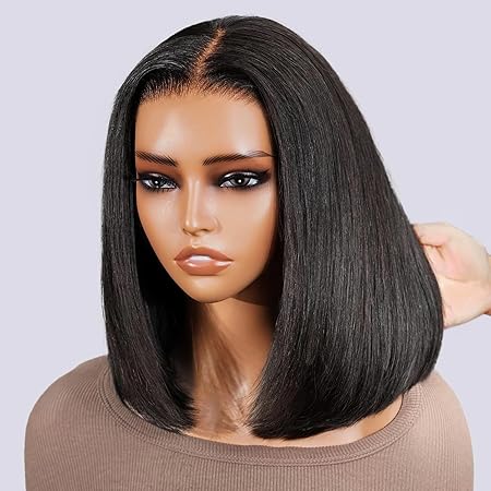 Perruque bob naturelle
