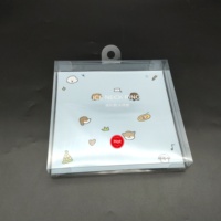 Boîtes d'emballage en plastique pliables à fond auto-scellant imprimées sur mesure, PET/PVC haute transparence pour crème pour le visage, huile essentielle