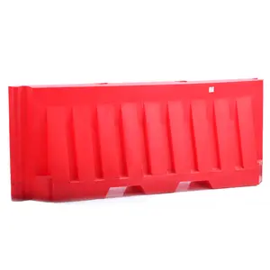 Linh hoạt quay di chuyển hàng rào đậu xe nhựa nước đầy đường Divider phản chiếu cảnh báo giao thông an toàn tai nạn chướng ngại vật