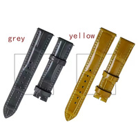 Bracelet en cuir de crocodile disponible en tailles 14 mm, 16 mm et 20 mm pour les montres Cartier, Armani et Patek Philippe
