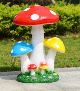 Ensemble de bagues animales en forme de champignons magiques - Sculptures en résine écologiques pour <span class=keywords><strong>jardin</strong></span> fantastique - Product Image 2