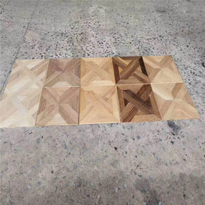 Bouquet de bois tricotage polyvalent, sol en bois brossé, 600x600mm, effiloché, bricolage - Product Image 3