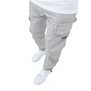 Pantalones Casuales de Corte Ajustado para Hombre, Personalizables, Tejidos, con Tela Elástica de Nailon y Spandex - Product Image 4