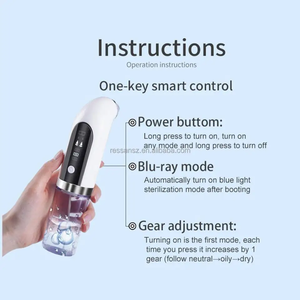 Dissolvant de points noirs pour le visage nettoyeur d'acné électrique outil d'<span class=keywords><strong>aspirateur</strong></span> <span class=keywords><strong>à</strong></span> <span class=keywords><strong>point</strong></span> <span class=keywords><strong>noir</strong></span> le plus populaire Machine de nettoyage de pores de taches noires - Product Image 6