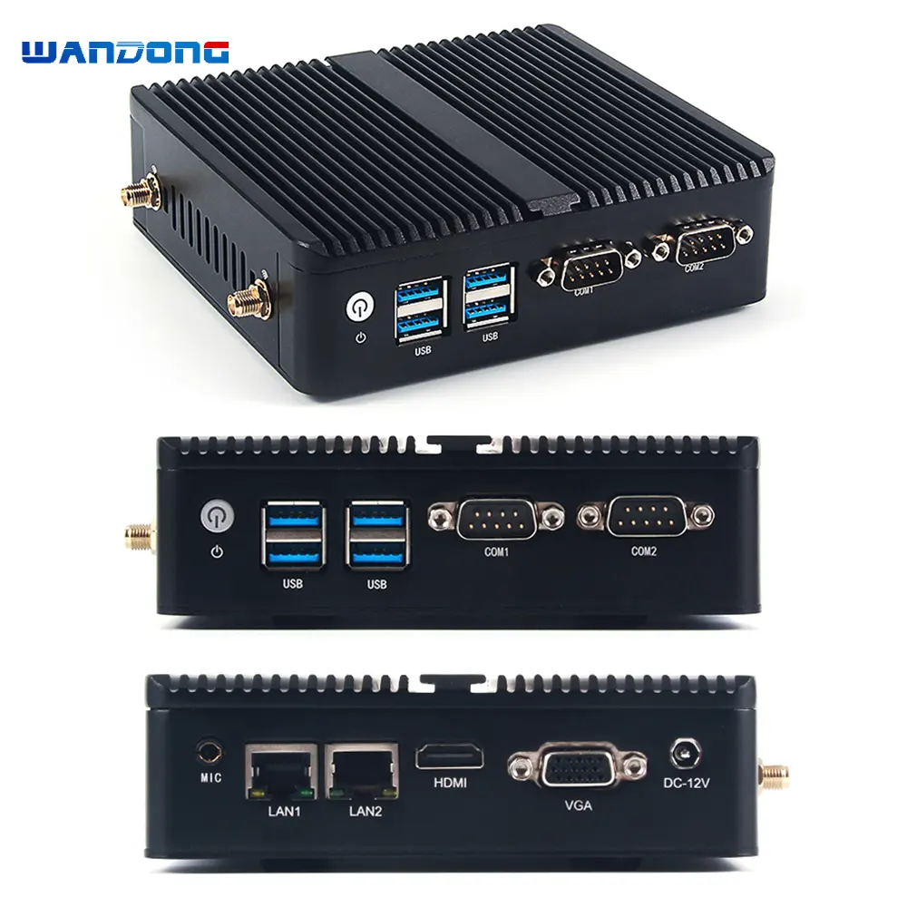 WanDong 2023 H4 MINI PC desktop computer host i3 8130U DDR 8GB 128GB SSD with Win10 pro mini PC for office home education