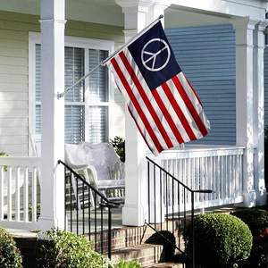 प्रीमियम हम नागरिक ध्वज 3x5फीट आउटडोर, सबसे लंबे समय तक चलने वाले 210 डी नायलॉन-क्वाड्रुपल सिलाई उड़ान समाप्त करता है-अमेरिकी शांति झंडे - Product Image 1