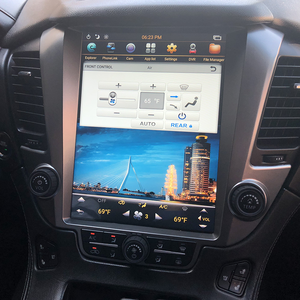 Tesla phong cách xe đài phát thanh stereo màn hình cảm ứng xe DVD Player cho Chevrolet Tahoe GMC ngoại ô <span class=keywords><strong>Yukon</strong></span> 2015-2020 <span class=keywords><strong>GPS</strong></span> navigation - Product Image 3