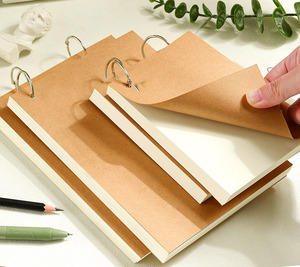 Cuaderno de Dibujo Personalizado con Logotipo Impreso, Grosor de Tapa Personalizable, Color Personalizado, Páginas en Blanco para Dibujar - Product Image 2