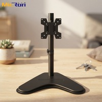Bras de moniteur de bureau réglable robuste et stable, capacité 8 kg, rotation complète à 360°, inclinaison à 90°, VESA 100x100